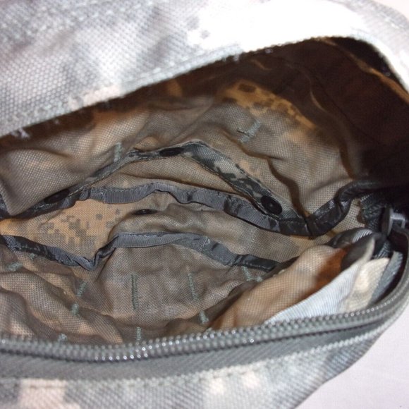 NEW MILITARY DIGITAL CAMO ACU MOLLE POUCH MEDIC BAG SHELL ACCESSORY BAG ZIP - Picture 5 of 8